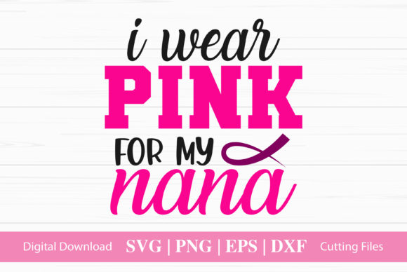 I Wear Pink for My Nana Embroidery Review