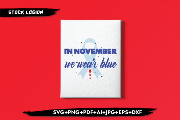 In November We Wear Blue Embroidery Review
