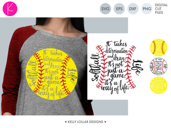 Softball Life Embroidery Design Review